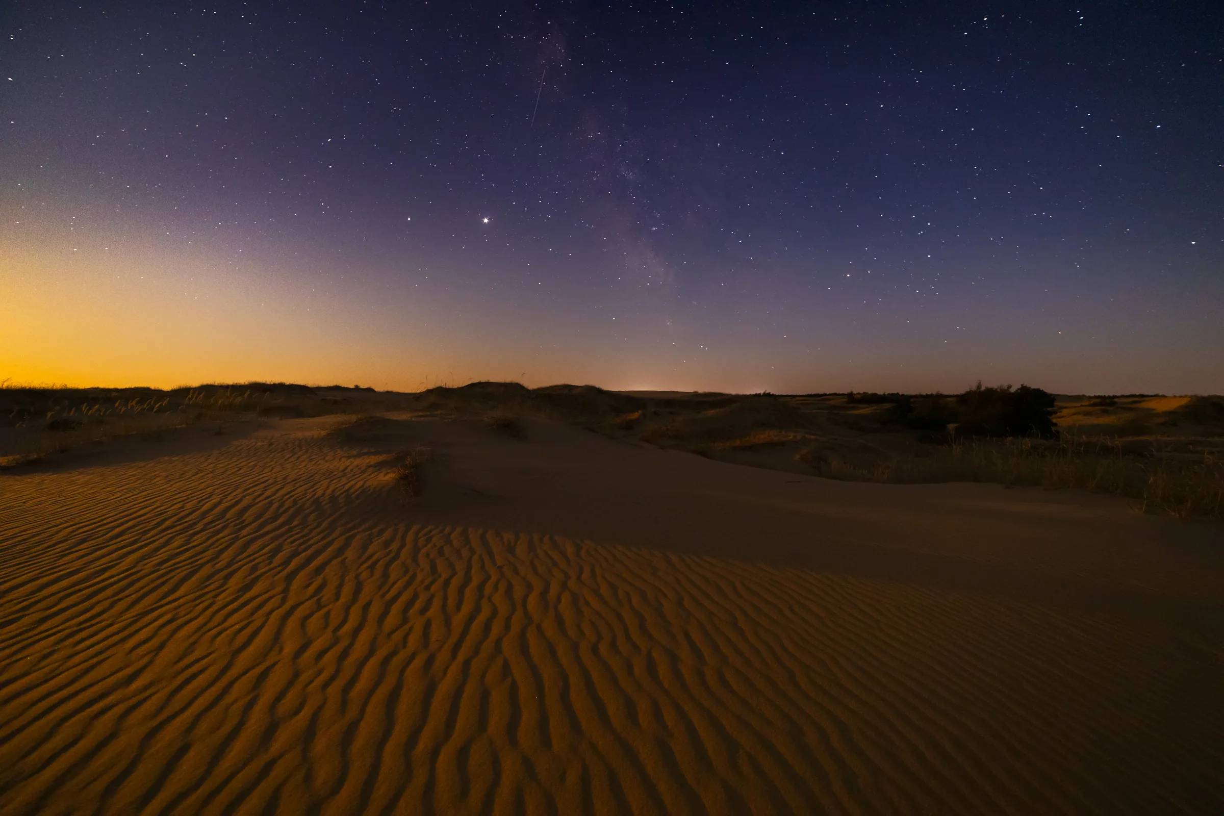 Ciel étoilé du désert marocain